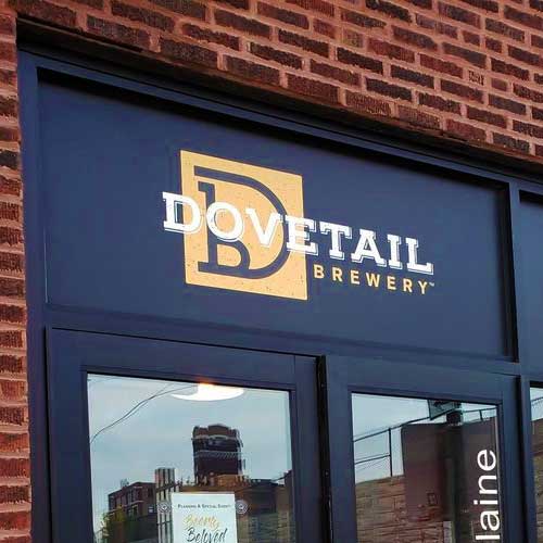 Location pictured: Dovetail Brewery